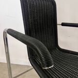 Lot de 8 chaises tubulaires, design d'Axel Bruchhäuser Tecta modèle D20 vintage
