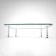 T112 steel and glass coffee table by Horst Bruning for Kill International