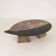 Table basse en marbre postmoderne sculpturale