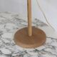 Lampe italienne en bois et coton