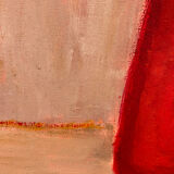 Oil on canvas orange bouquet