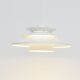 White pendant lamp, Denmark 1970s