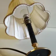 Table lamp in brass and Bakelite - mid 20th century