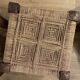 3 wooden and rope charpoy stools