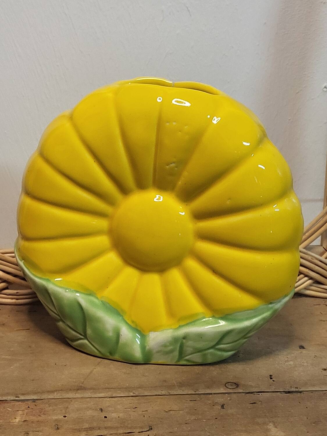 Sunflower vase