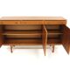 Scandinavian sideboard in teak and oak, Sweden, 1960.