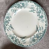 6 Longwy Ironstone Flat Plates, Richelieu Pattern