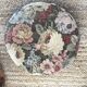 Pouf en velours 1970