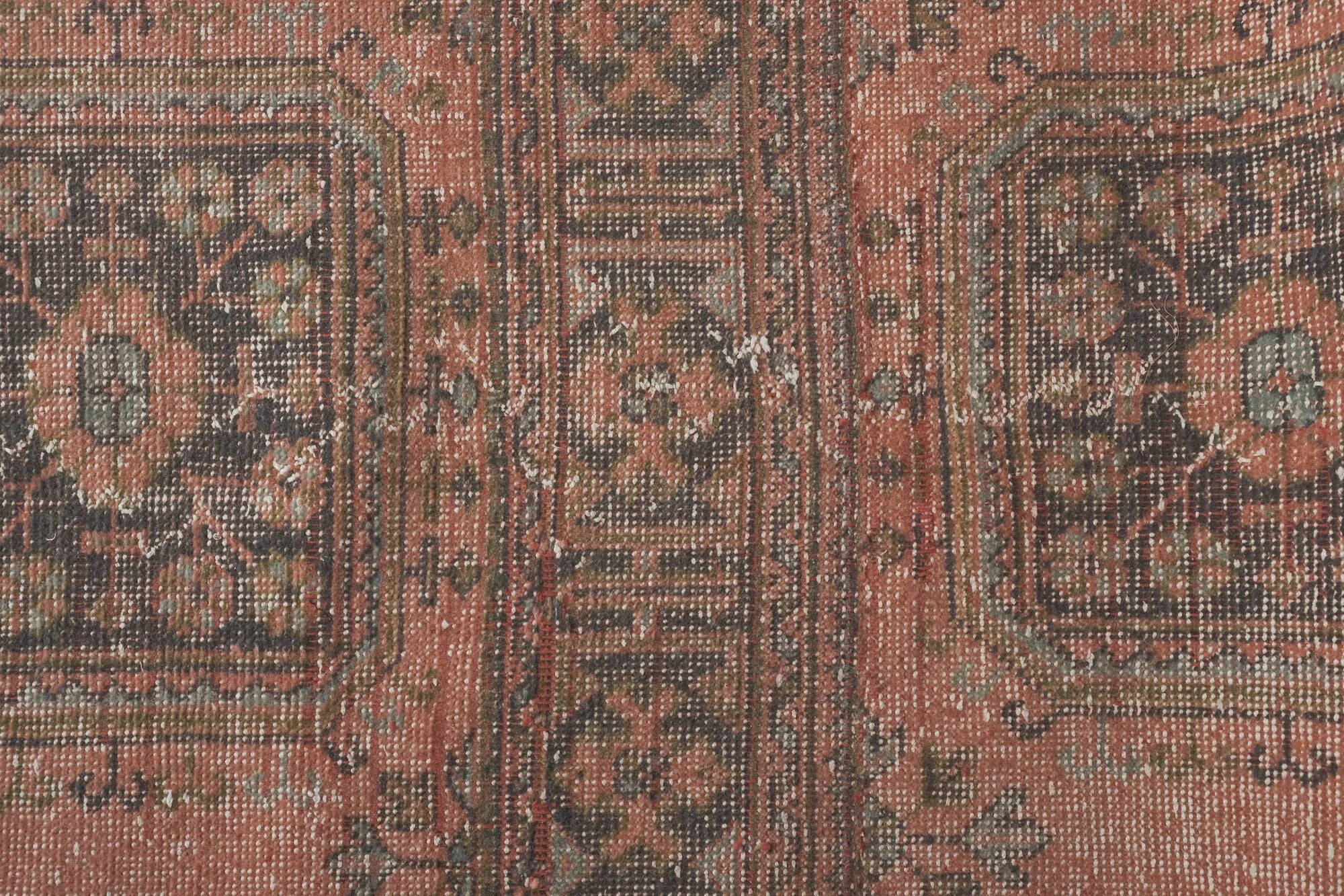 Vintage Turkish hallway rug 85x683 cm