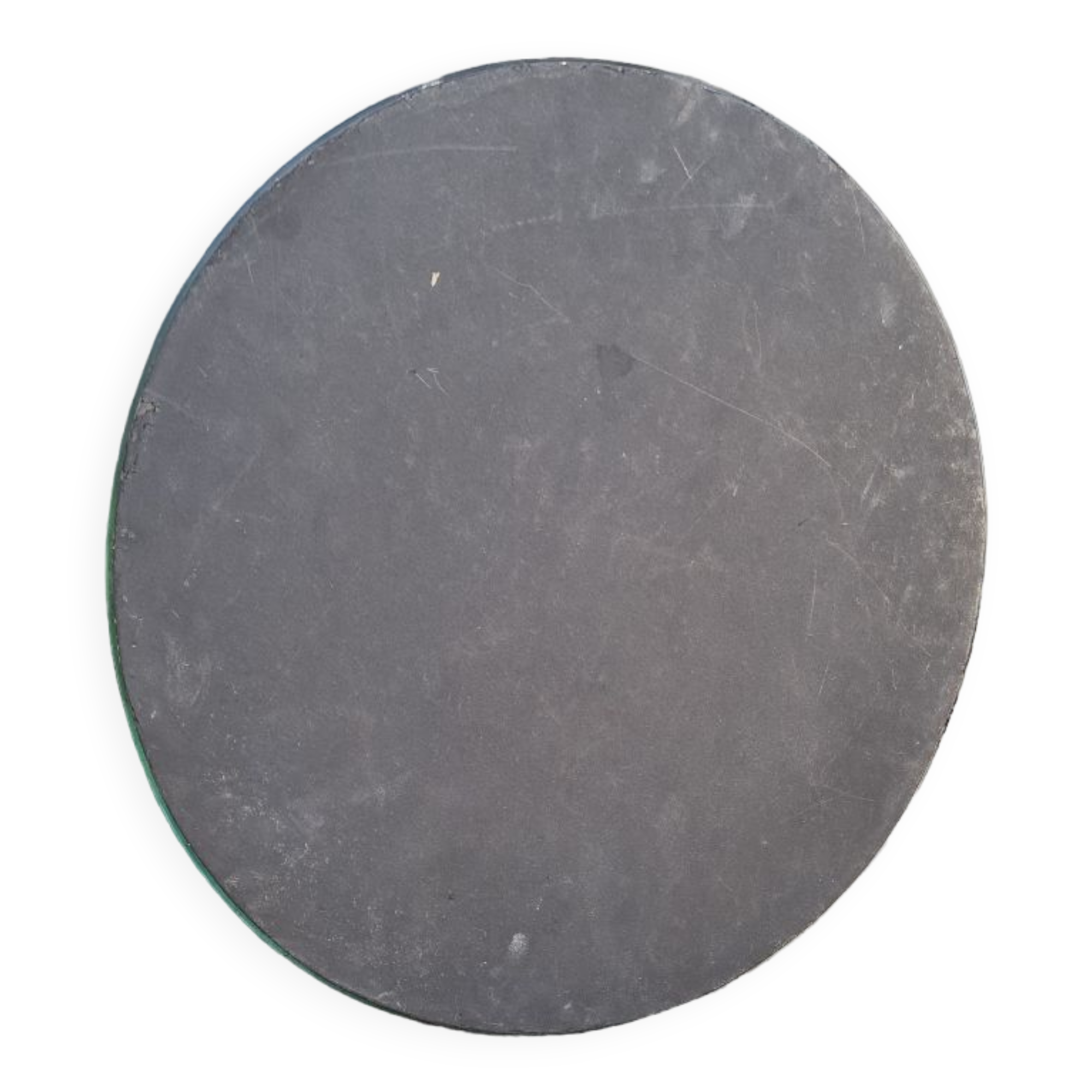 Beveled round mirror