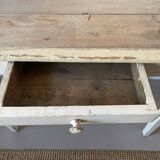 Small old wooden table