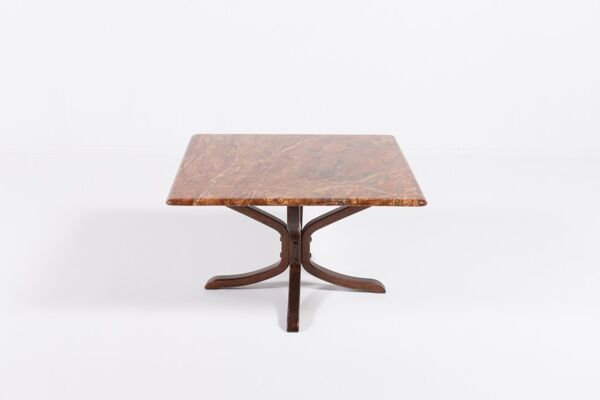 1970s coffee table by Sigurd Russell for Vatne Mobler