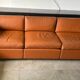 Gold leather salon by Charles Pfister for Knoll 1970