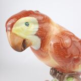 Herend porcelain macaw parrot figurine vintage