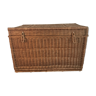 Travel wicker trunk