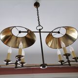 double billiard chandelier