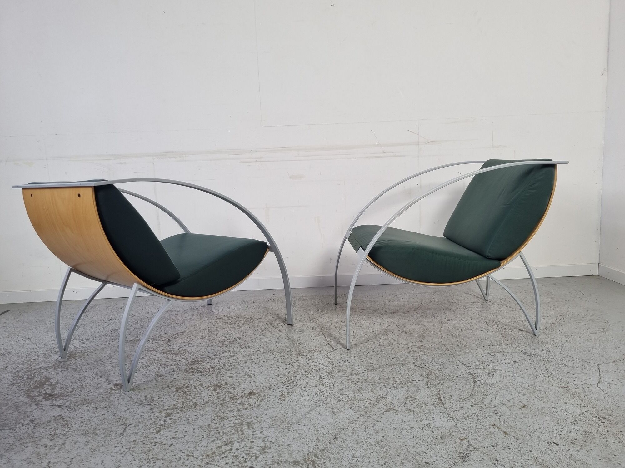 Pair of armchairs "Karlo" by Karl Friedrich Foster for KFF, 90s