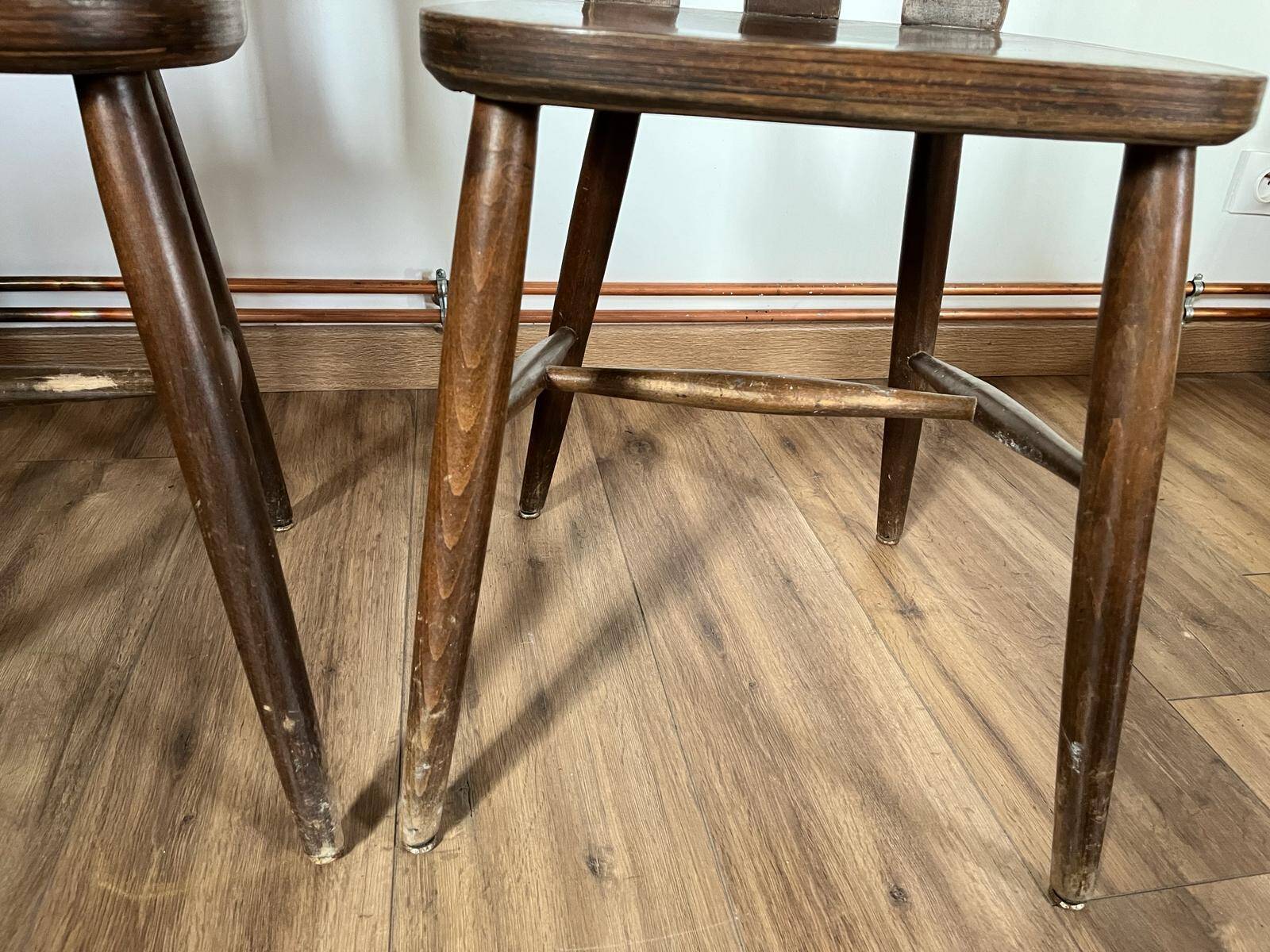 Pair of bistro chairs
