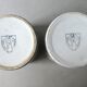 Set of 2 ceramic kitchen pots, Salins, 1950s