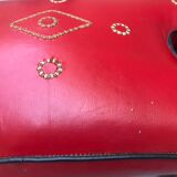 Vintage camel saddle stool