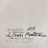 Odile TRAMPONT (1944). To Distance Oneself, 2011. Acrylic/paper