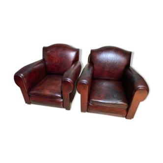 Pair of club chairs