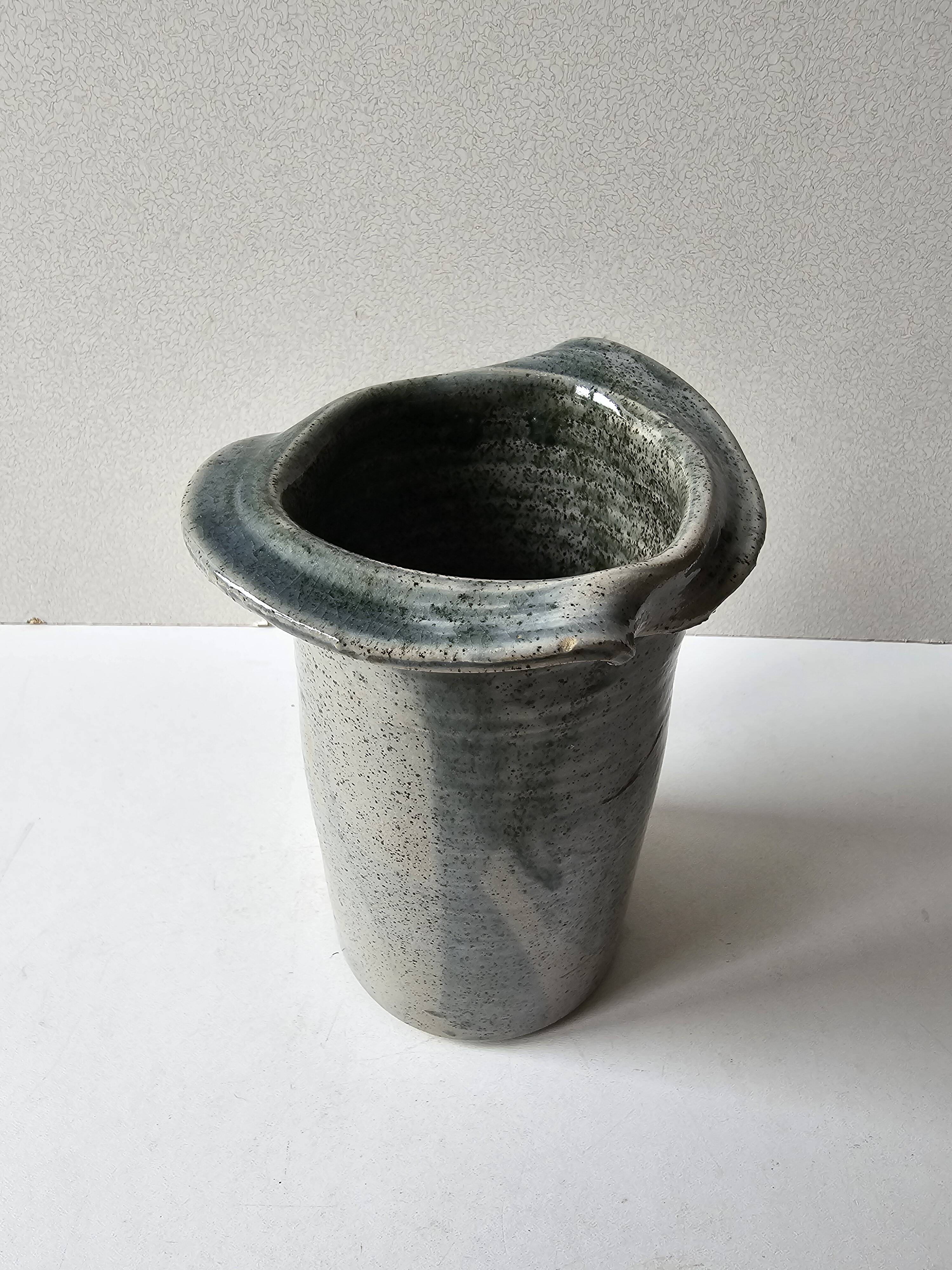 Free-form ceramic vase by colette szostak