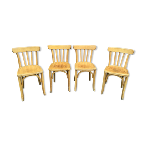 set de 4 chaises bistrot