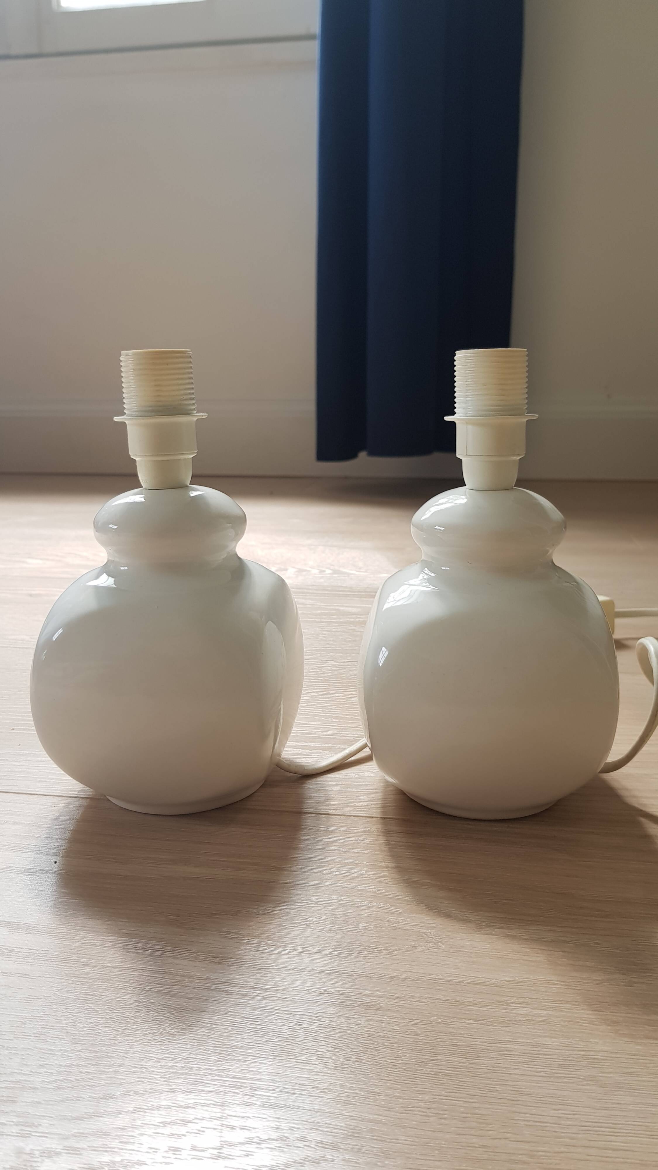 Paire de petite lampes vintage