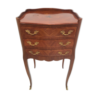 Table en bois de rose style louis XV vintage