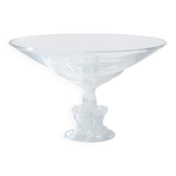 Large Lalique Plumeria crystal bowl circa 1980