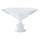 Large Lalique Plumeria crystal bowl circa 1980