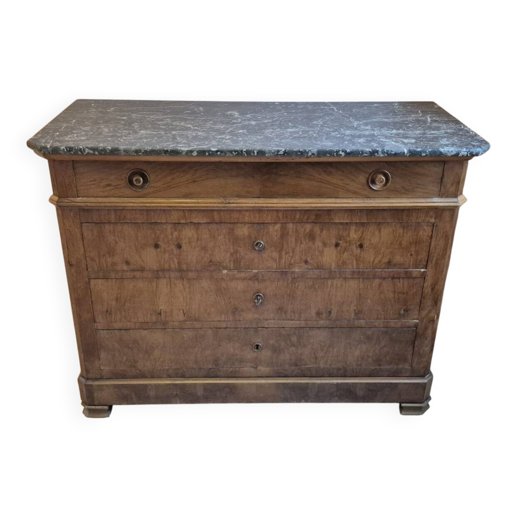 Antique commode with marble top