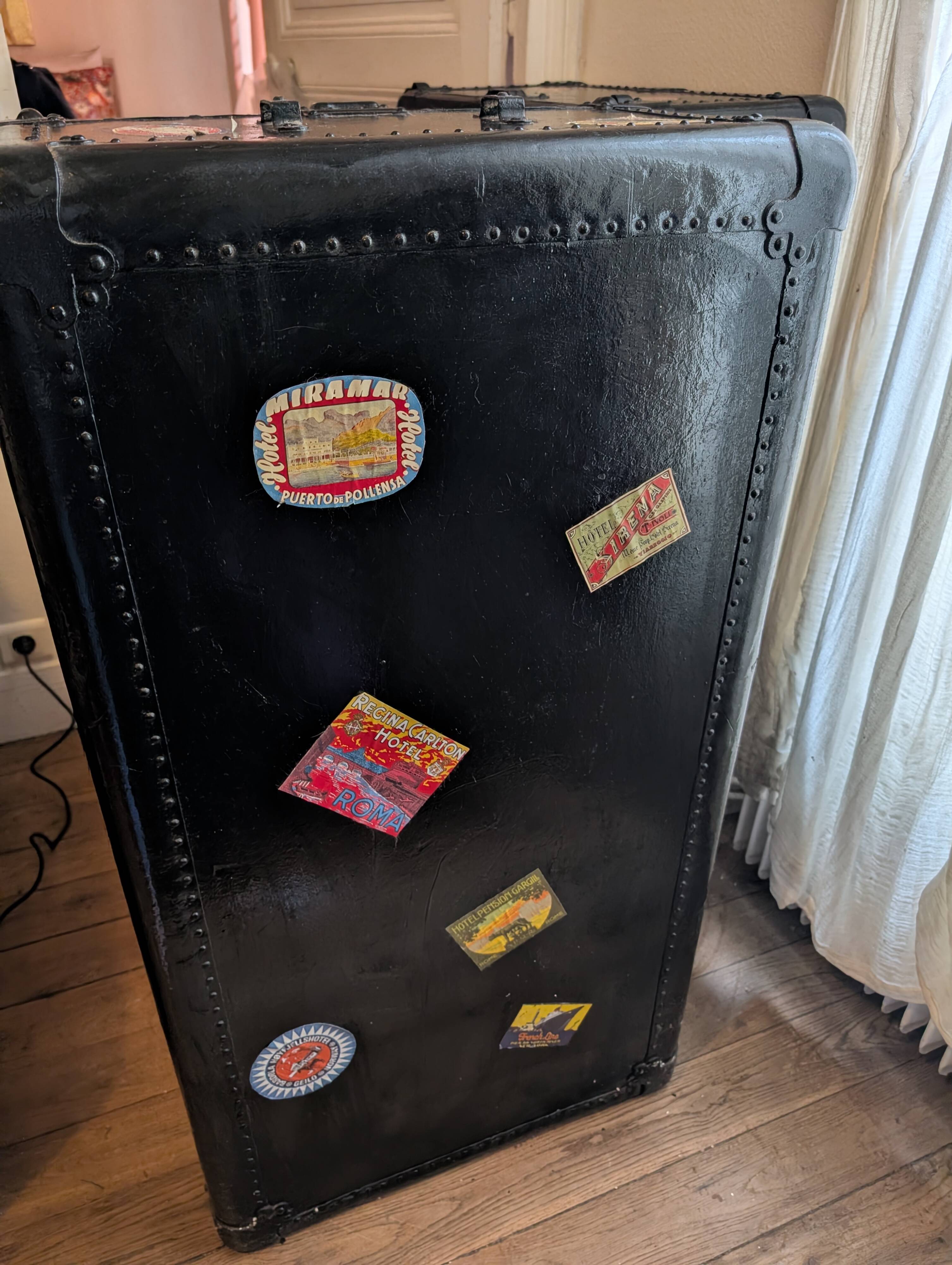 Old suitcase / cabin wardrobe.