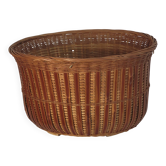 Cache pot rotin