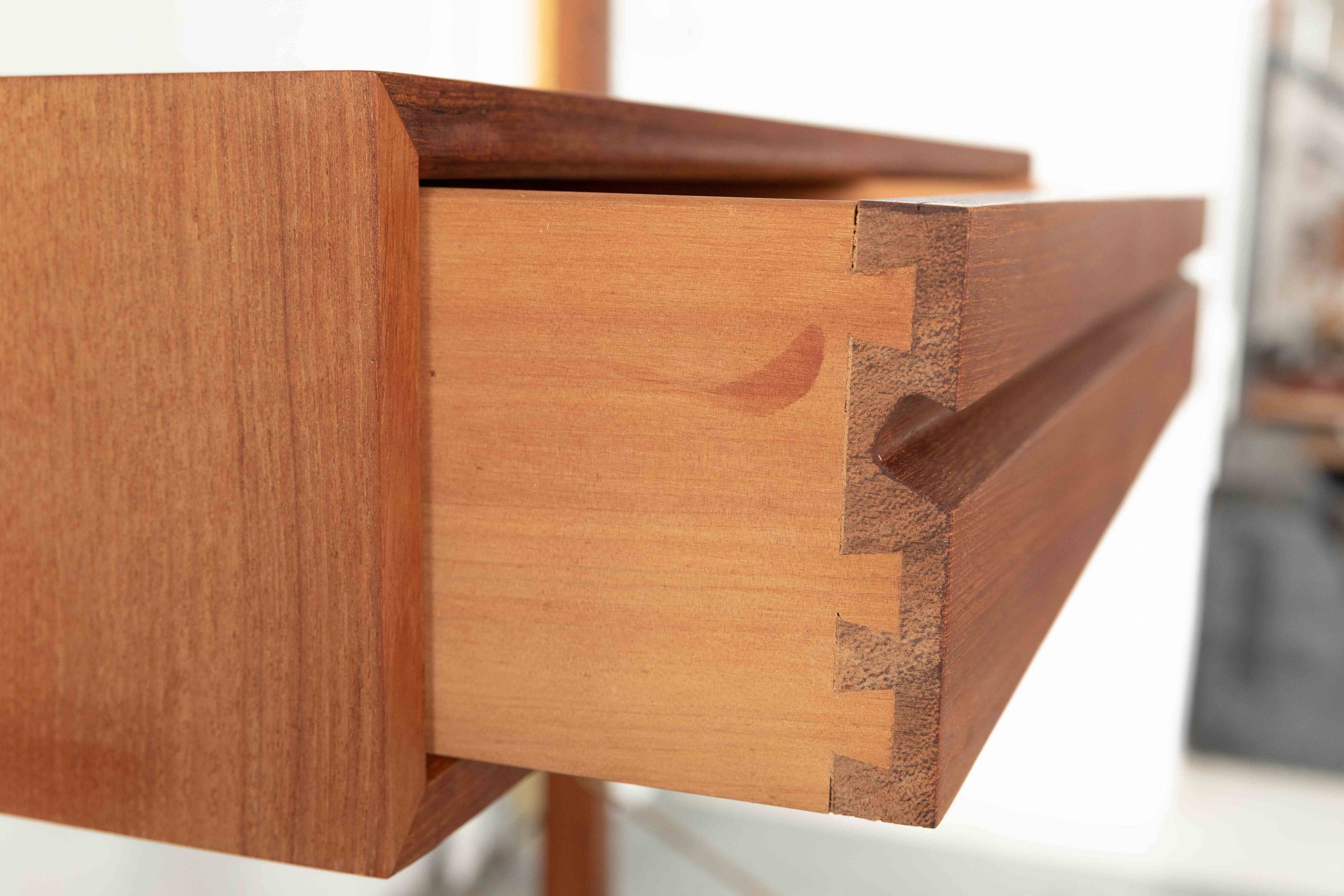 Freestanding wall unit by P. Cadovius, Denmark, 1960's