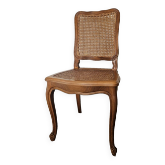 Art Deco oak and cane chair