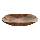 Old monoxyle wooden kneading trough – folk art