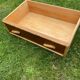 Vintage rattan and oak sideboard 1960-70