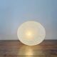 Italian Pebble Lamp in Speckled White Glass (1980) – 29 cm