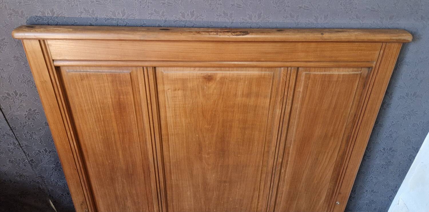 Cherry wood headboard