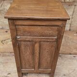 Old Burmese teak bedside table