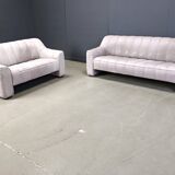 Vintage neck leather sofas DS44 by Desede, 1970s