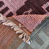 Moroccan Berber rug, Bohemian Boujad in wool.