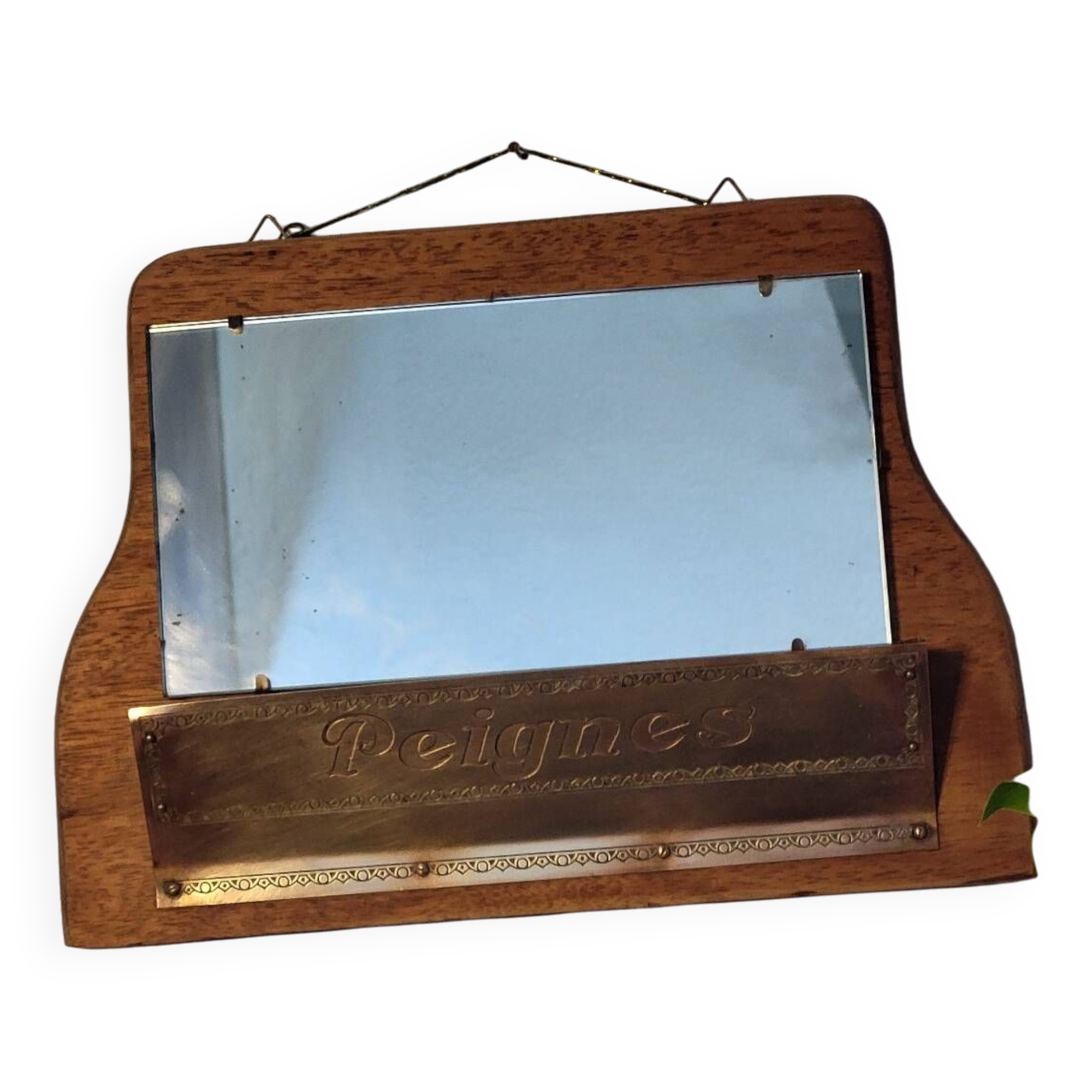Vintage comb mirror