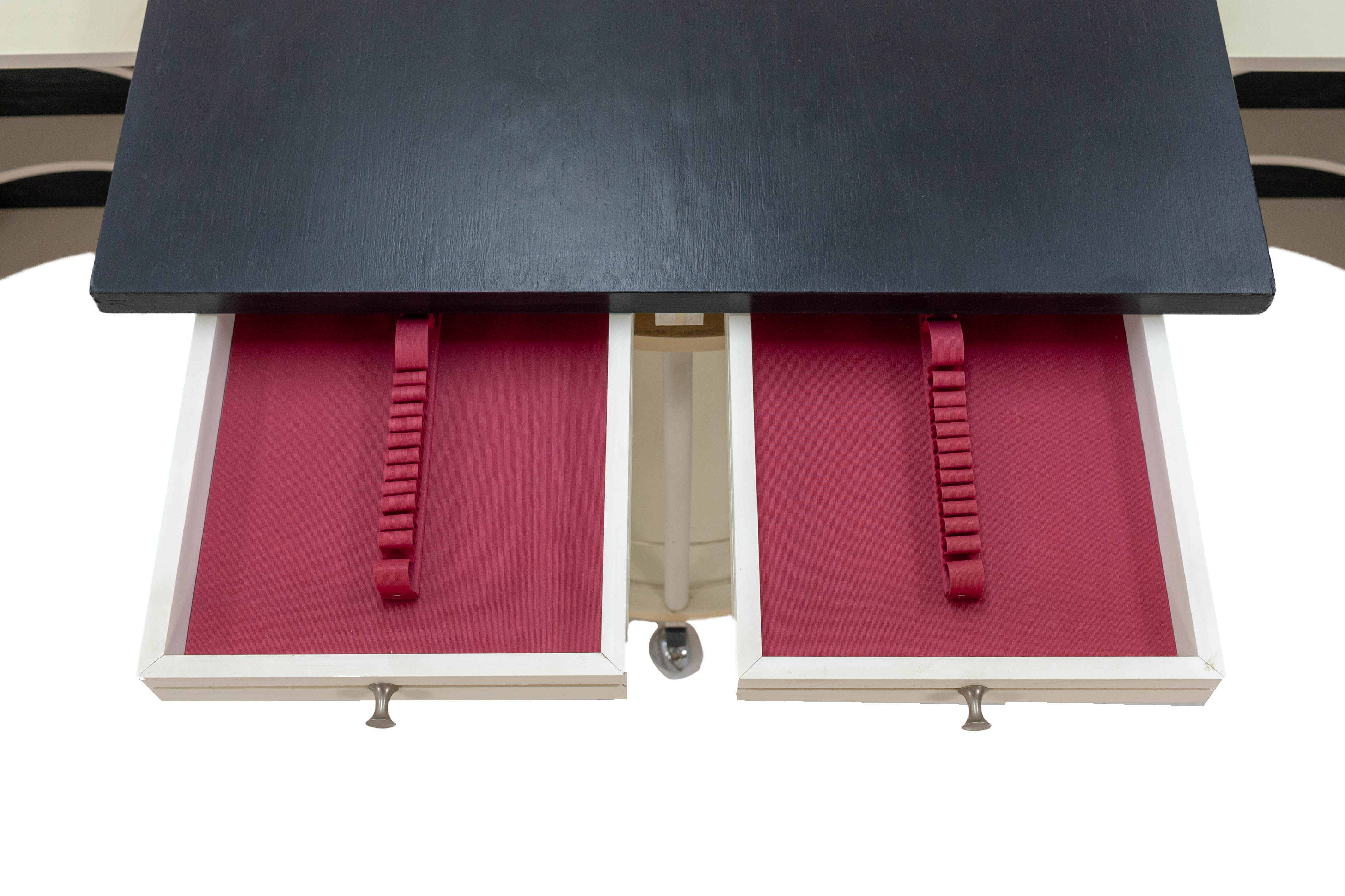 Brutalist bar in ebonized oak, Belgium, 1970