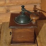 Coffee grinder wood kitchen peugeot