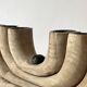 Scandinavian wooden candle holder, Denmark 1970s.