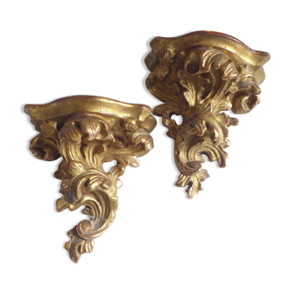 Paire de consoles d'appliques