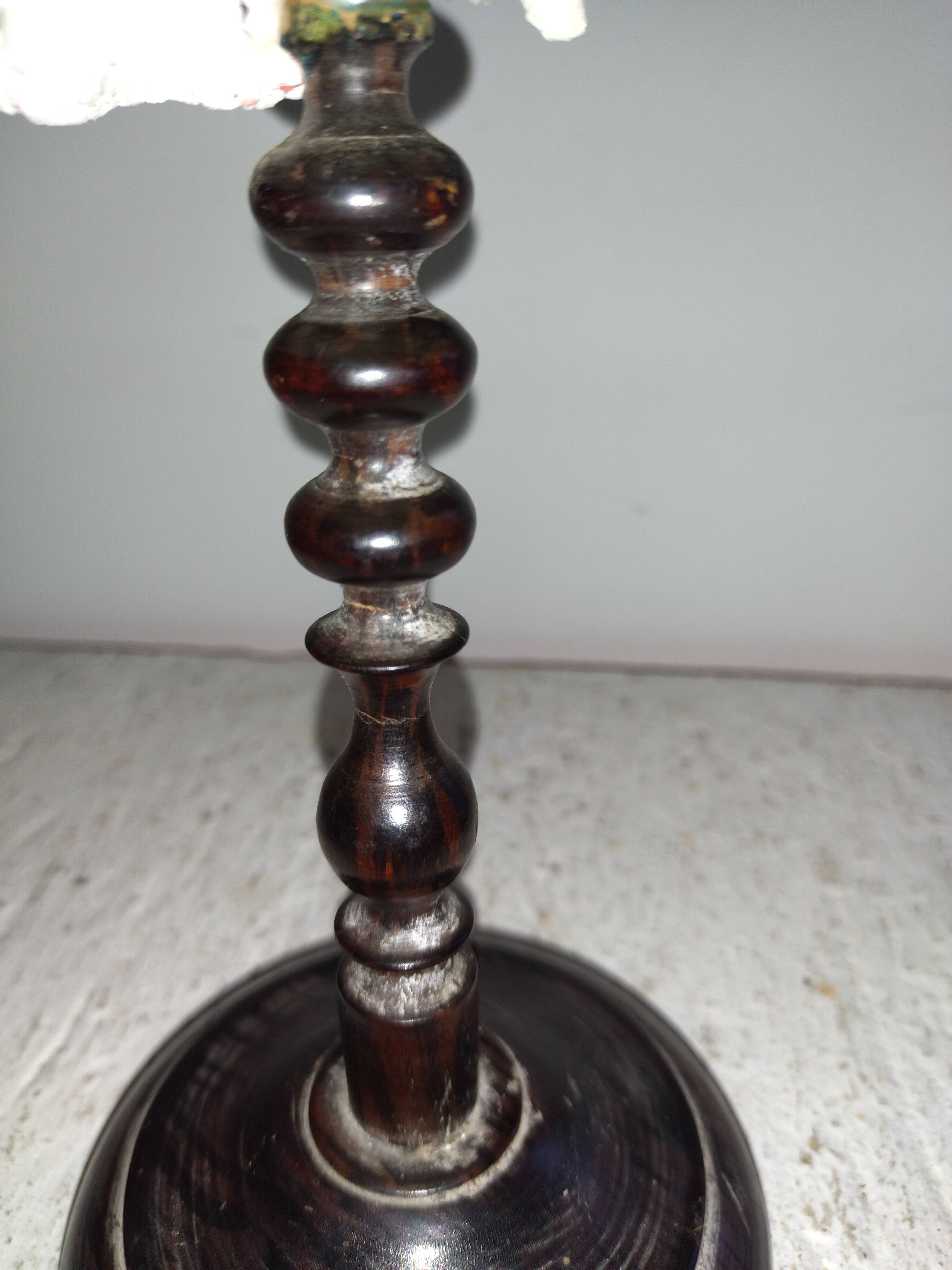 Ancient coral dated 1922 wood turned cabinet of curiosities